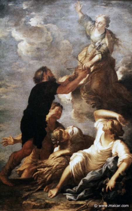 "Astraea leaves the earth" by Salvator Rosa, 1615-1673