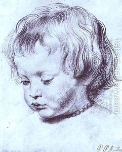 Peter Paul Rubens, "Portrait of a Boy" (Nicholas Rubens, his son),1619